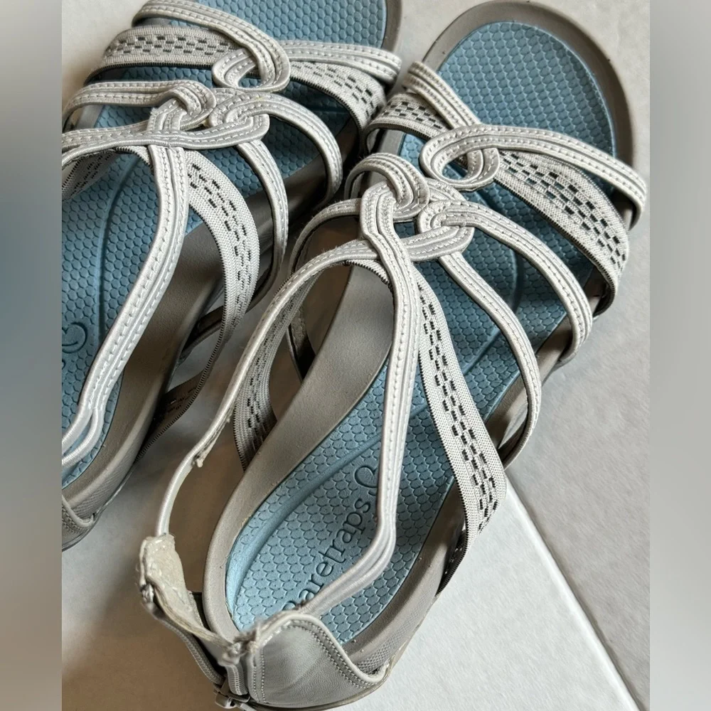 BARETRAPS WOMENS SOLAURA OPEN TOE STRAPPY SANDALS. EXCELLENT CONDITION! - Picture 3 of 13